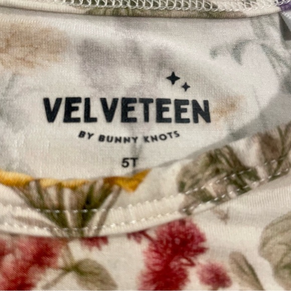 Bunny Knots Velveteen Floral Bamboo Lounge Set - Picture 7 of 10